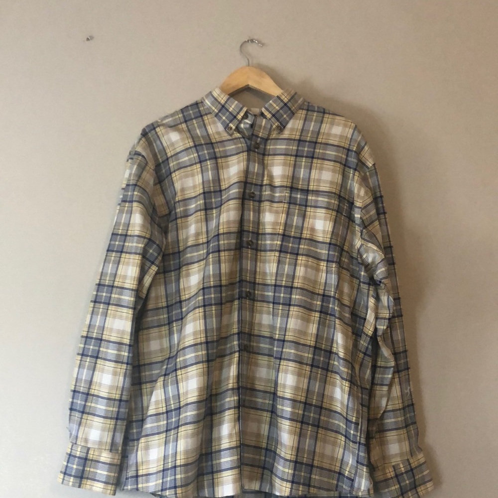 - Cabelas mens XL long sleeve dress shirt NWOT